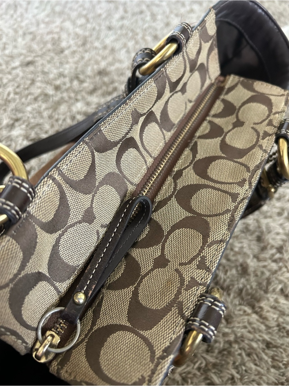 Coach Patchwork Tote | Coach F12843 - Picture 6 of 6
